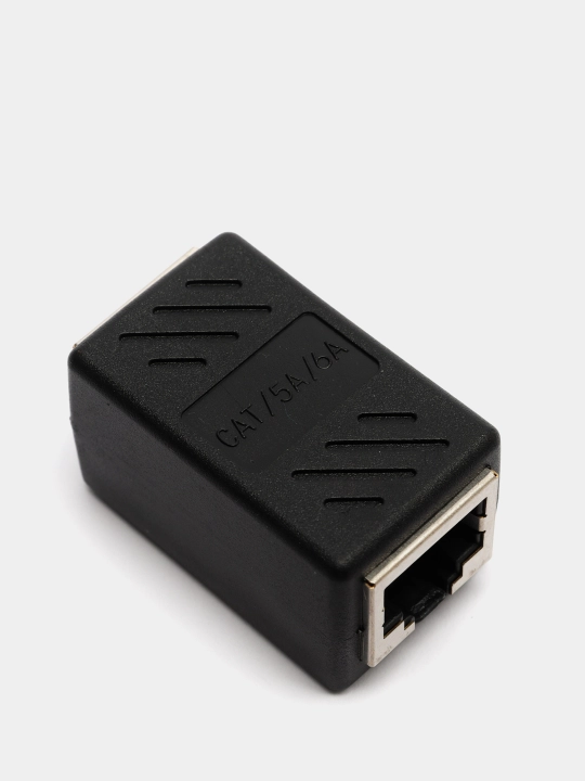 Соединитель сетевых кабелей RJ45 - RJ45 coupler для соединения двух Ethernet кабелей