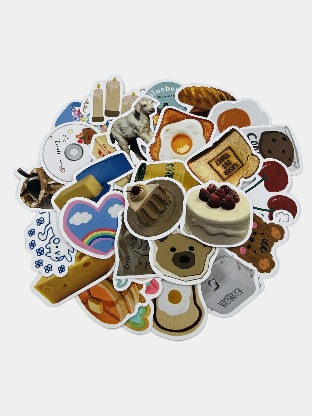 Наклейки, стикеры INS, Корея, девушки, природа, эстетика, телефон аниме