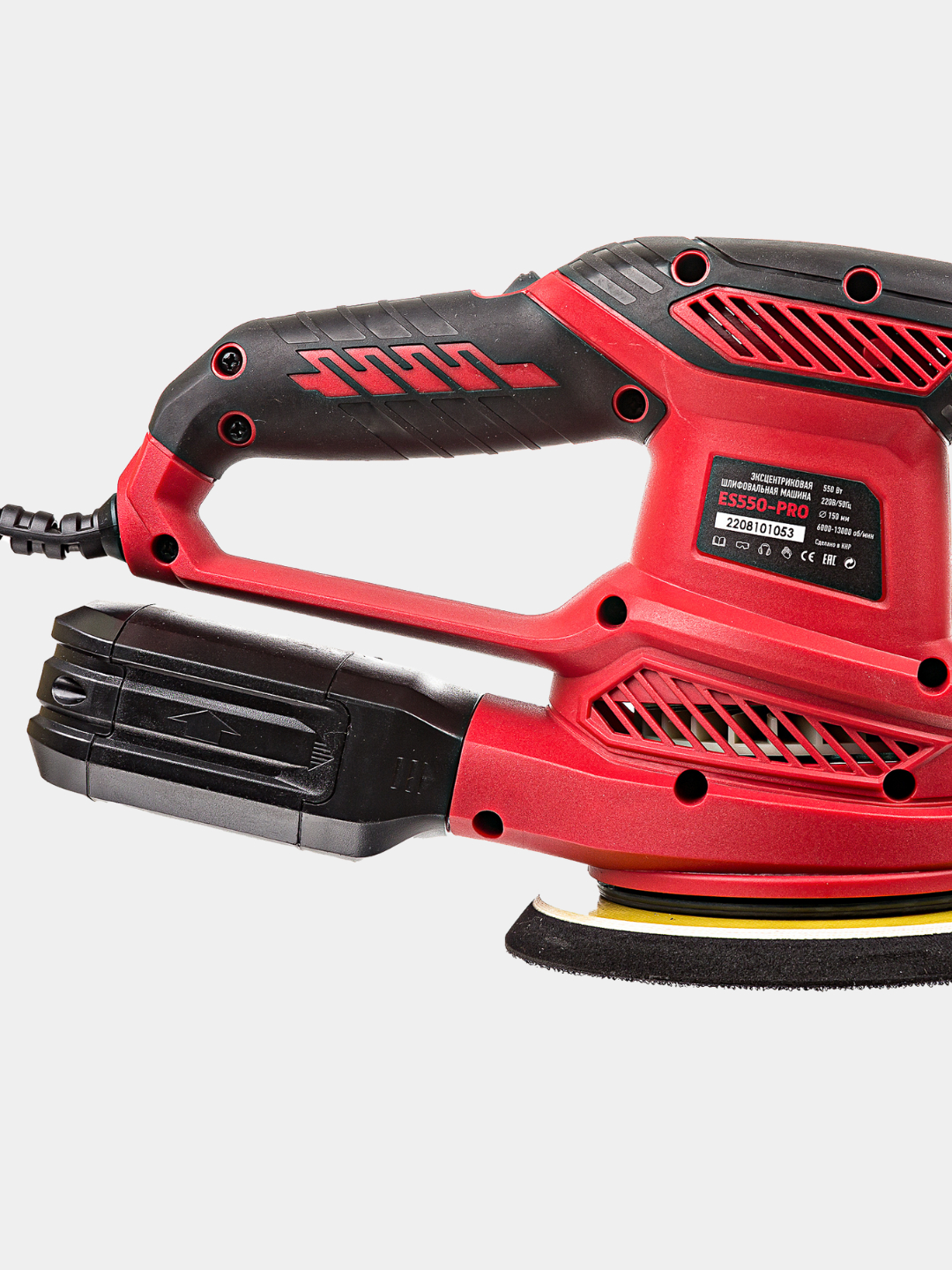 Эксцентриковая шлифовальная машина NUMBER ONE ES550-PRO 550 Вт, 6000 ...