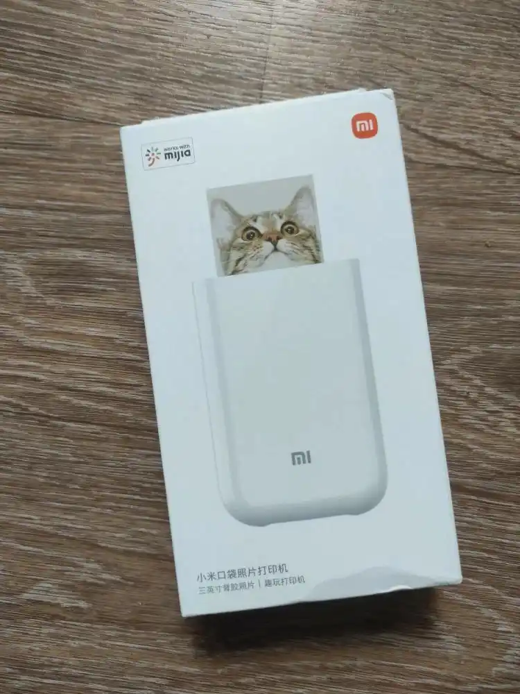 Xiaomi Mijia AR ZINK, принтер, фотопринтер цветной, портативный