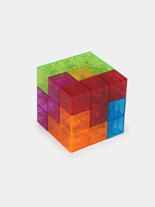 Magnitli kubik "Tetris", konstruktor, bolalar va kattalar uchun boshqotirma