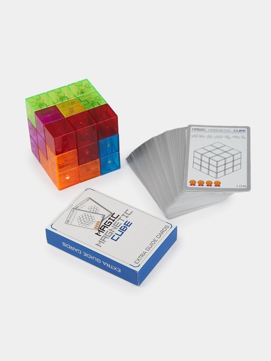Magnitli kubik "Tetris", konstruktor, bolalar va kattalar uchun boshqotirma