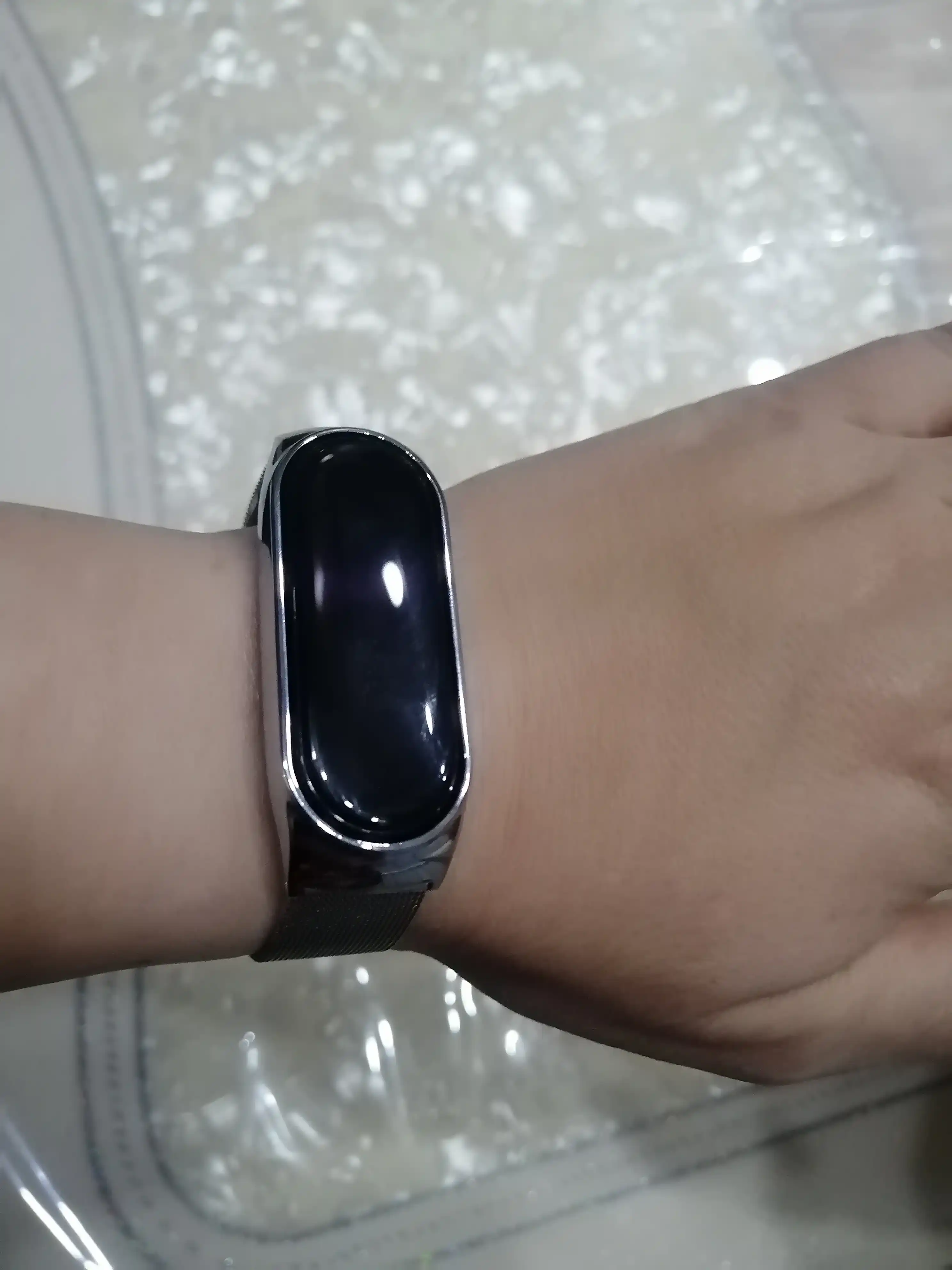 Ремешок для Xiaomi Mi Band 3/4/5/6/7/8, металлический, миланская петля