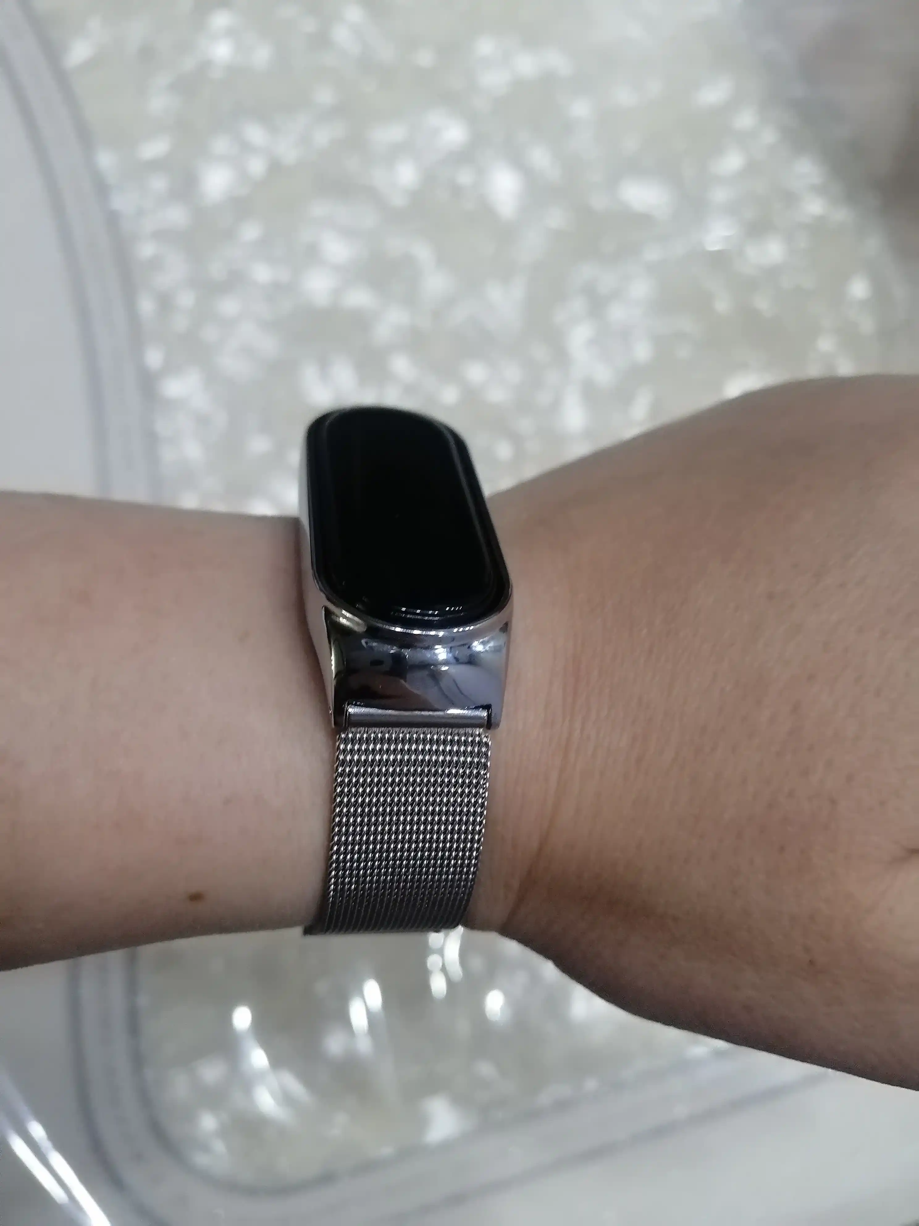 Ремешок для Xiaomi Mi Band 3/4/5/6/7/8, металлический, миланская петля