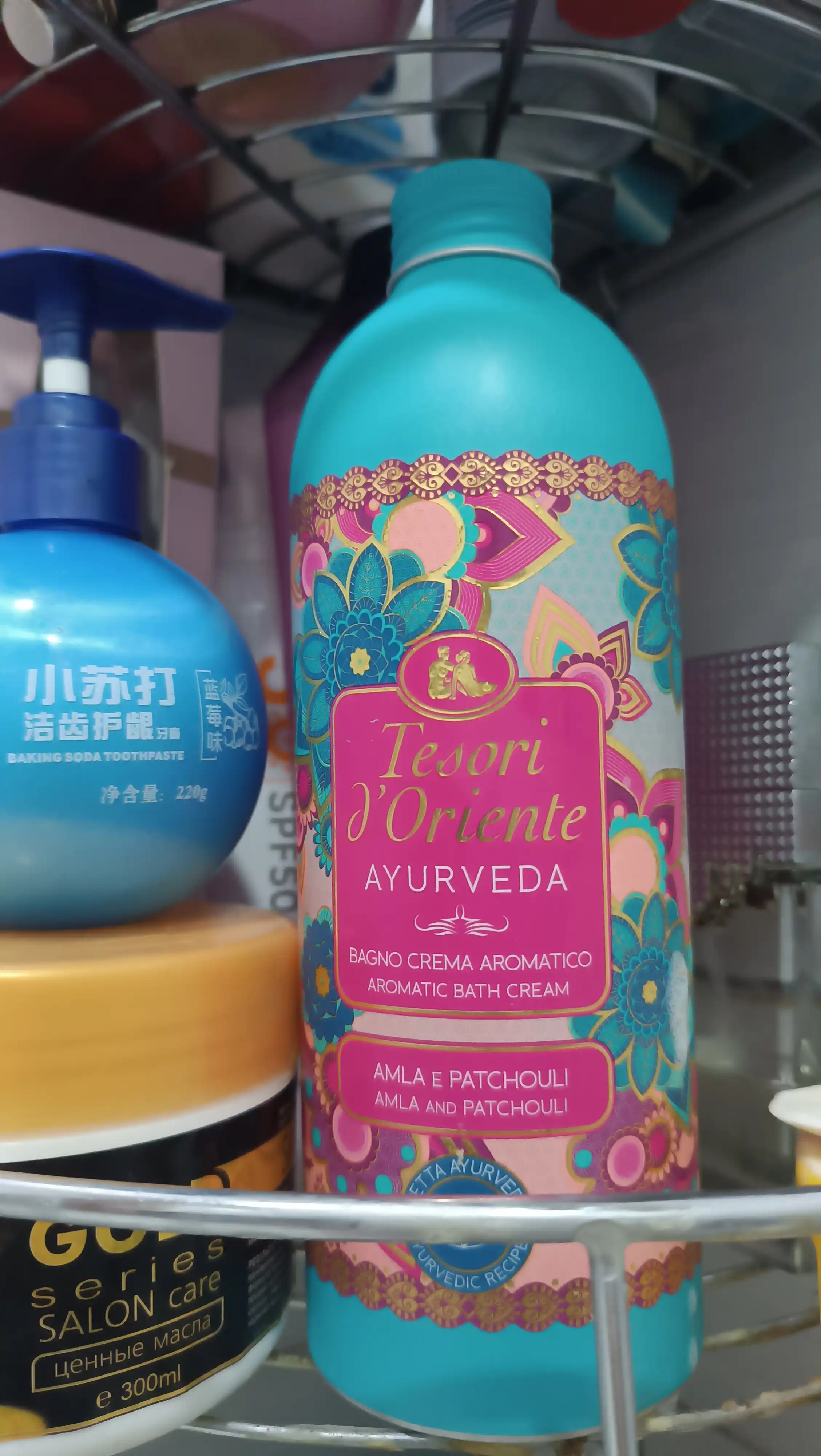 Гель для душа Tesori d’Oriente Ayurveda, масло амлы и пачули, 500 мл