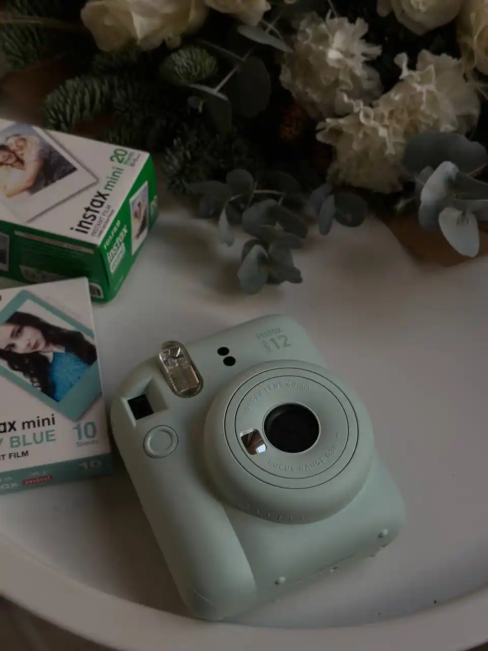 Bir zumda chop etish fotoapparati Fujifilm Instax Mini 12, 5 xil rang