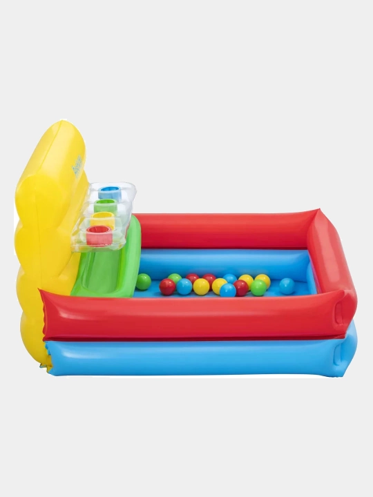Надувной манеж с мячами BestWay 52546 Sort N Play, 104 * 94 * 61 см
