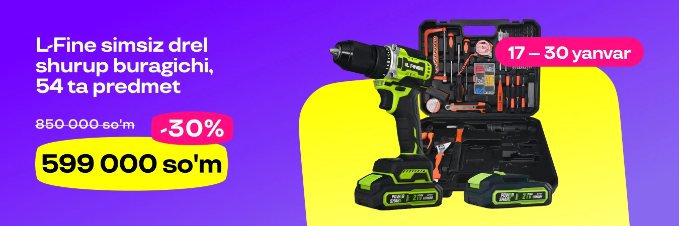 Uzum aksiyalari, mahsulotlar termasi va xabarlari