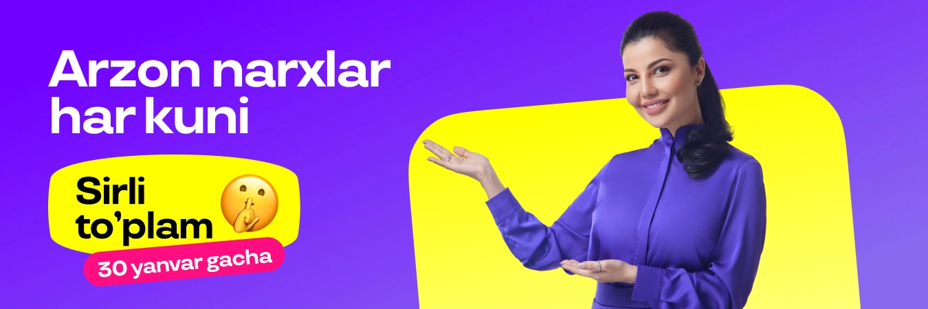 Uzum aksiyalari, mahsulotlar termasi va xabarlari