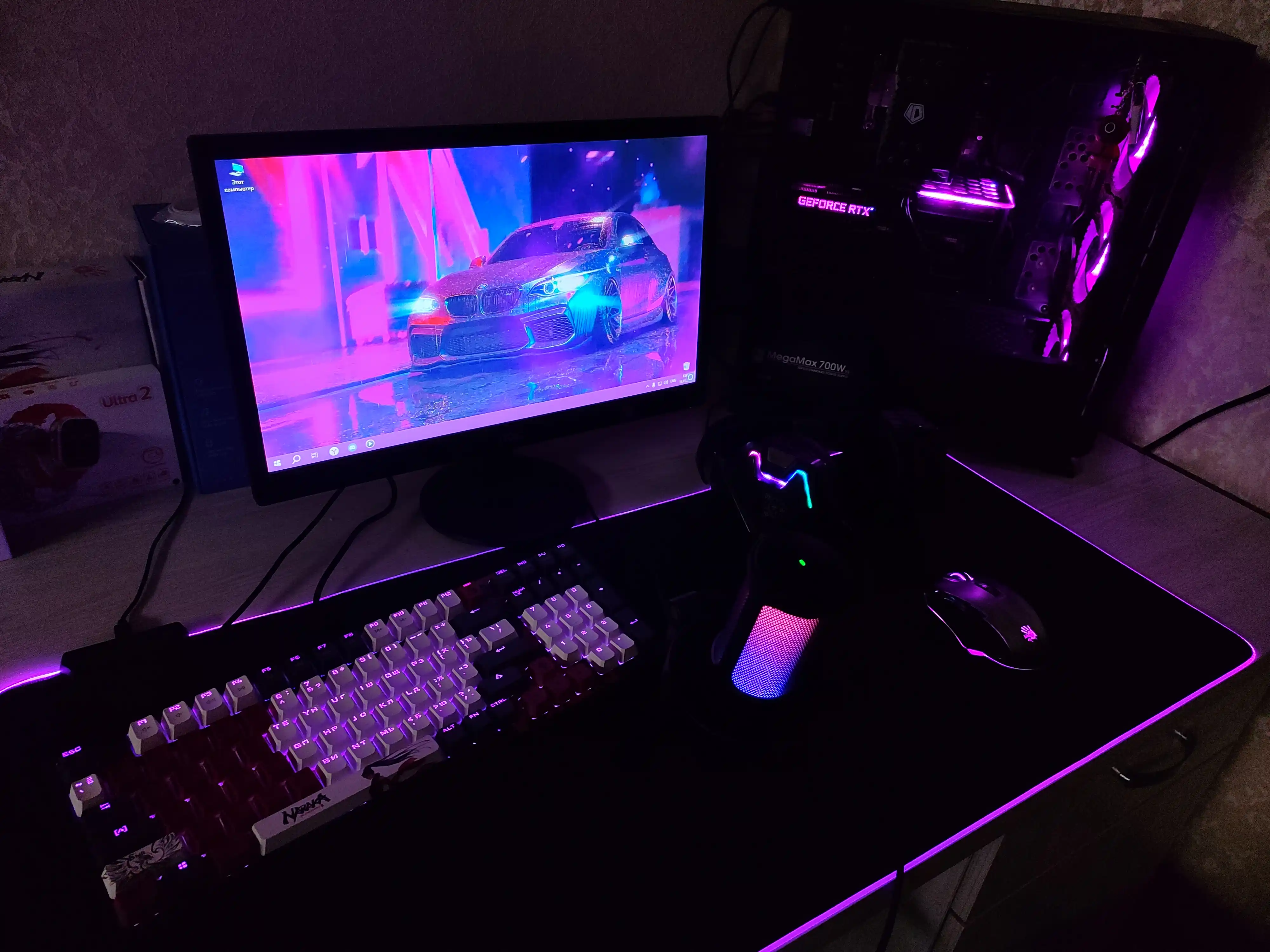 Bloody S98 Naraka — RGB mexanik gaming klaviatura, BLMS Red Plus, Hot-Swappable, 98 tugma