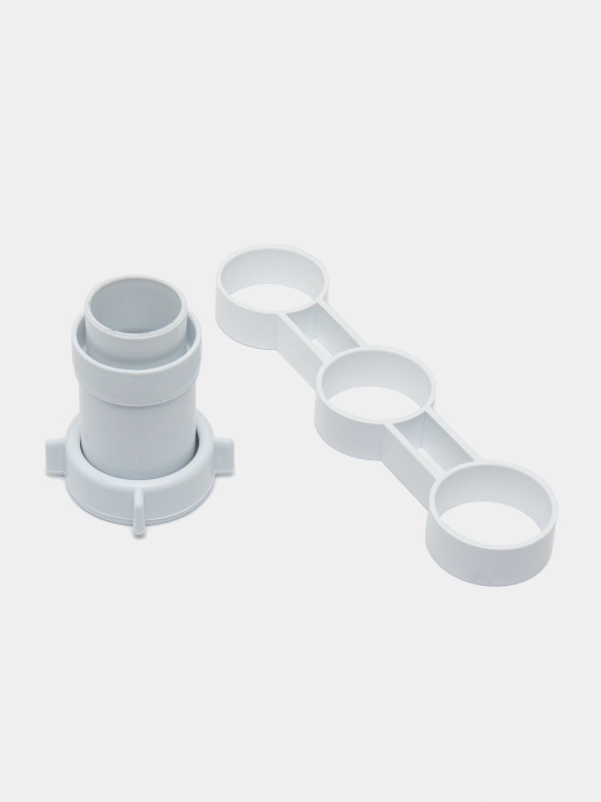 Gofrirovka qilingan sifon ORIO AC-3011", 1 1/2" * 40 mm, oq, 50 mm adapter
