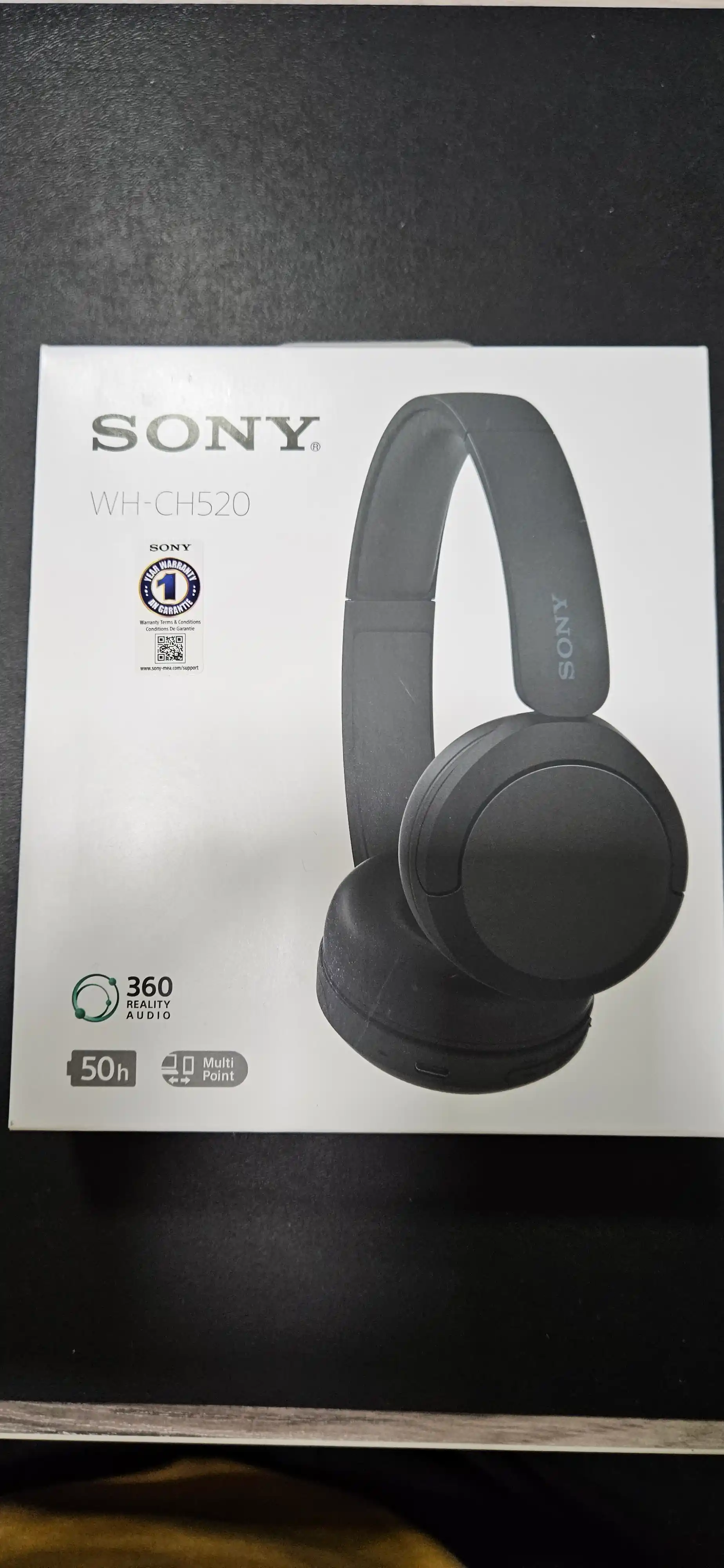 Simsiz quloqchinlar Sony WH-CH520, mikrofon bilan, WH-CH520