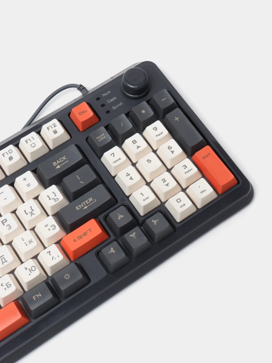 Simli klaviatura, o'yin membranasi jim Xunfox k82 o'yin