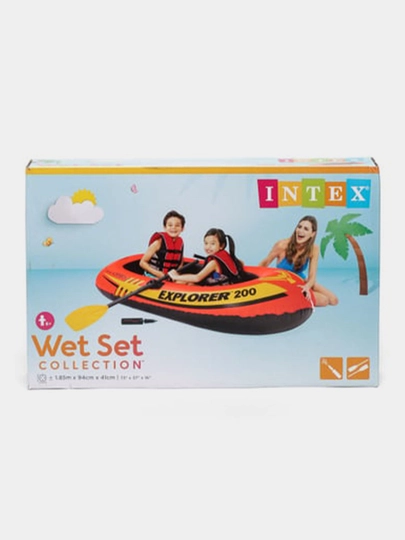 Лодка Intex Explorer 200 58331NP, 185 * 94 * 41 см
