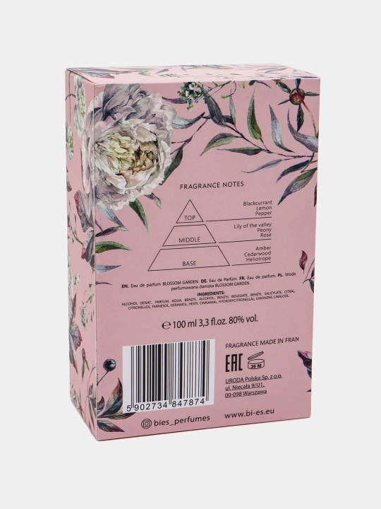 Parfyumlangan suv Blossom Garden Bi-ES, 100 ml