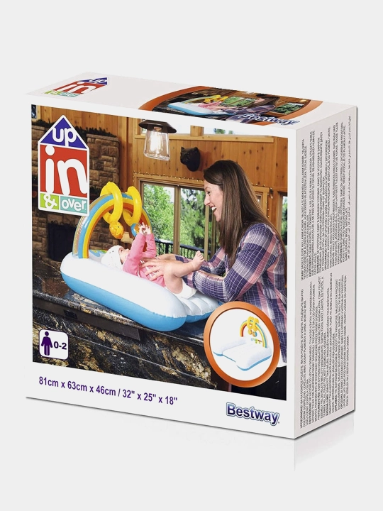 Надувной матрас для пеленания, игрушки Bestway 52241, 2 шт, 81 * 63 * 46 см