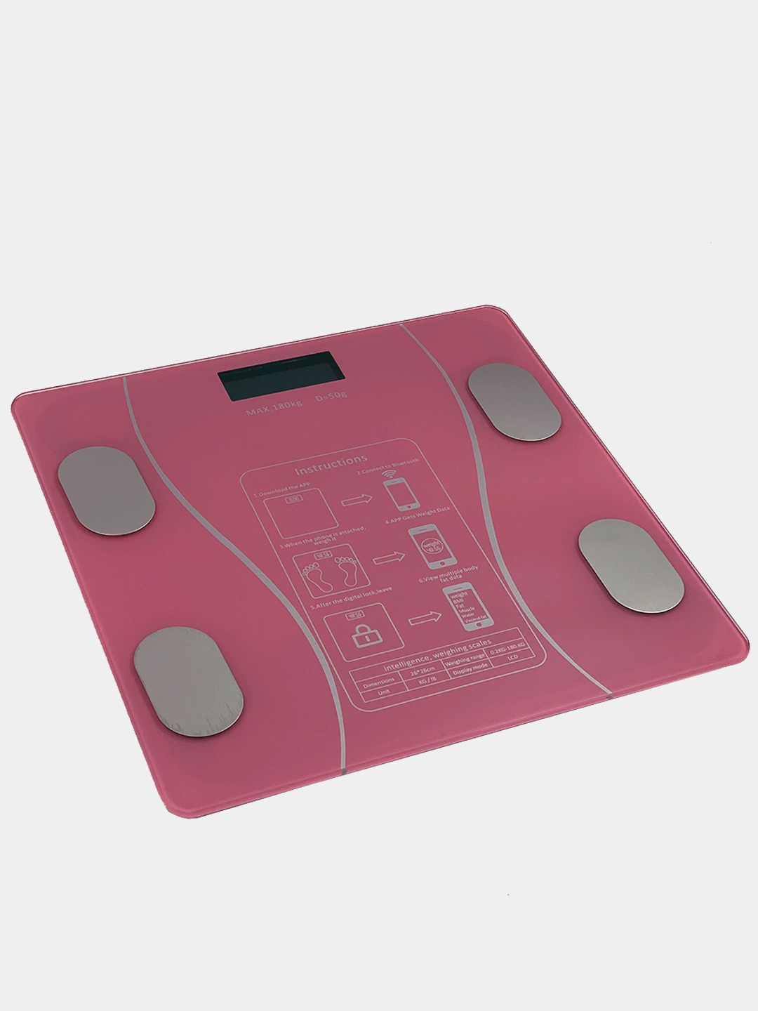 Умные весы напольные электронные смарт-весы, фитнес весы, Bluetooth ...