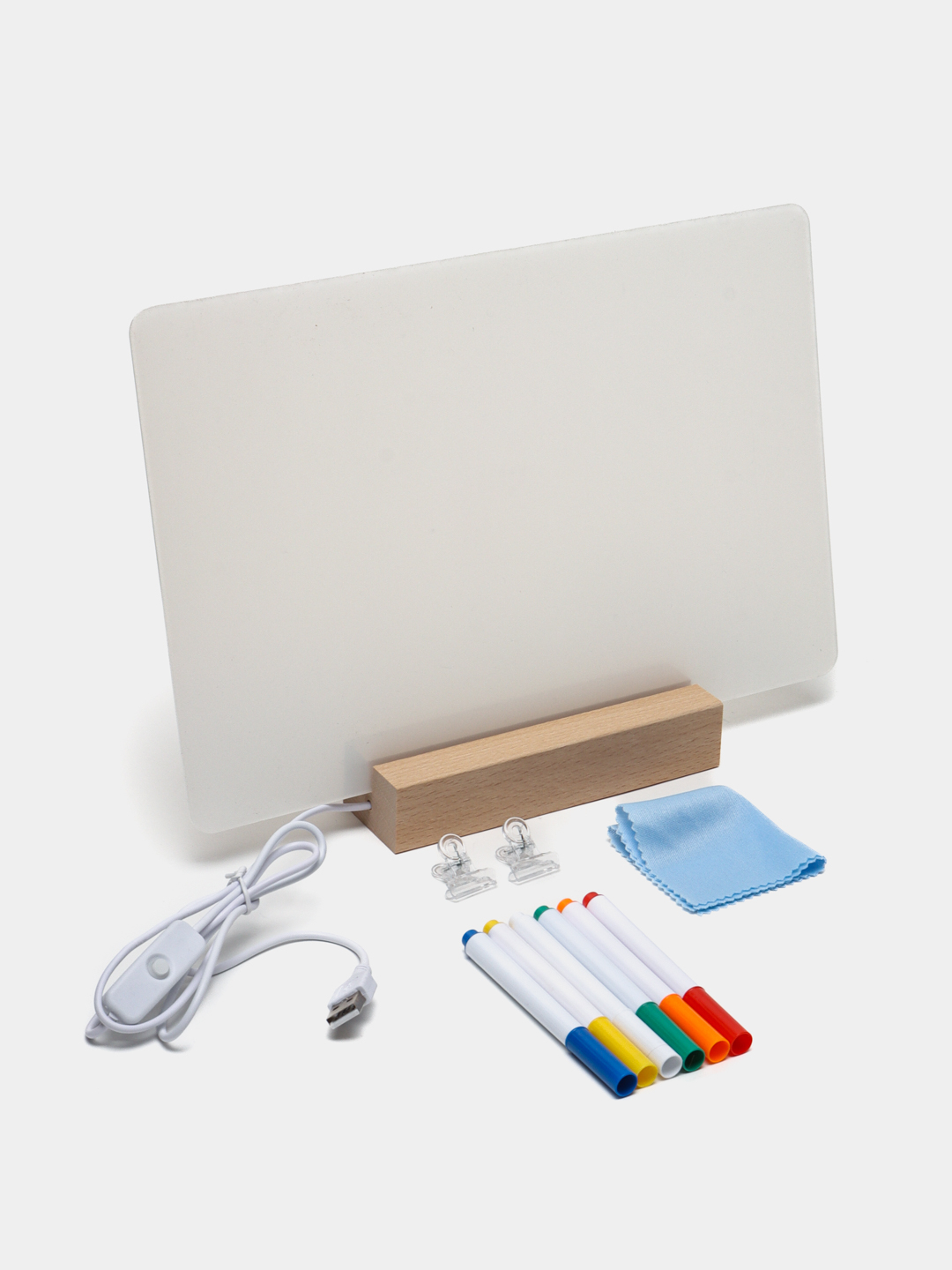 Светодиодная доска для заметок с 6 цветными маркерами, To Do List ...