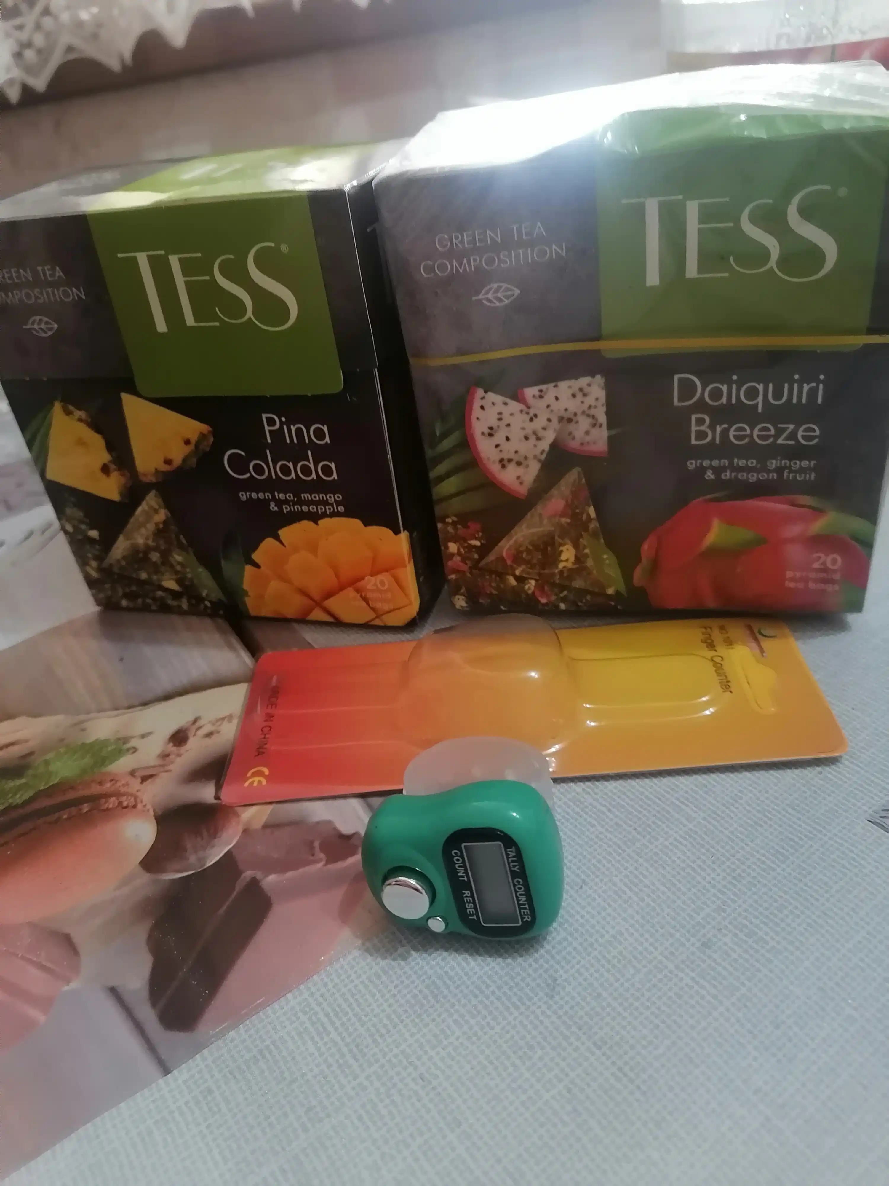 Ko'k choy Tess Pina Colada, 1.8 gr, 20 piramidalar