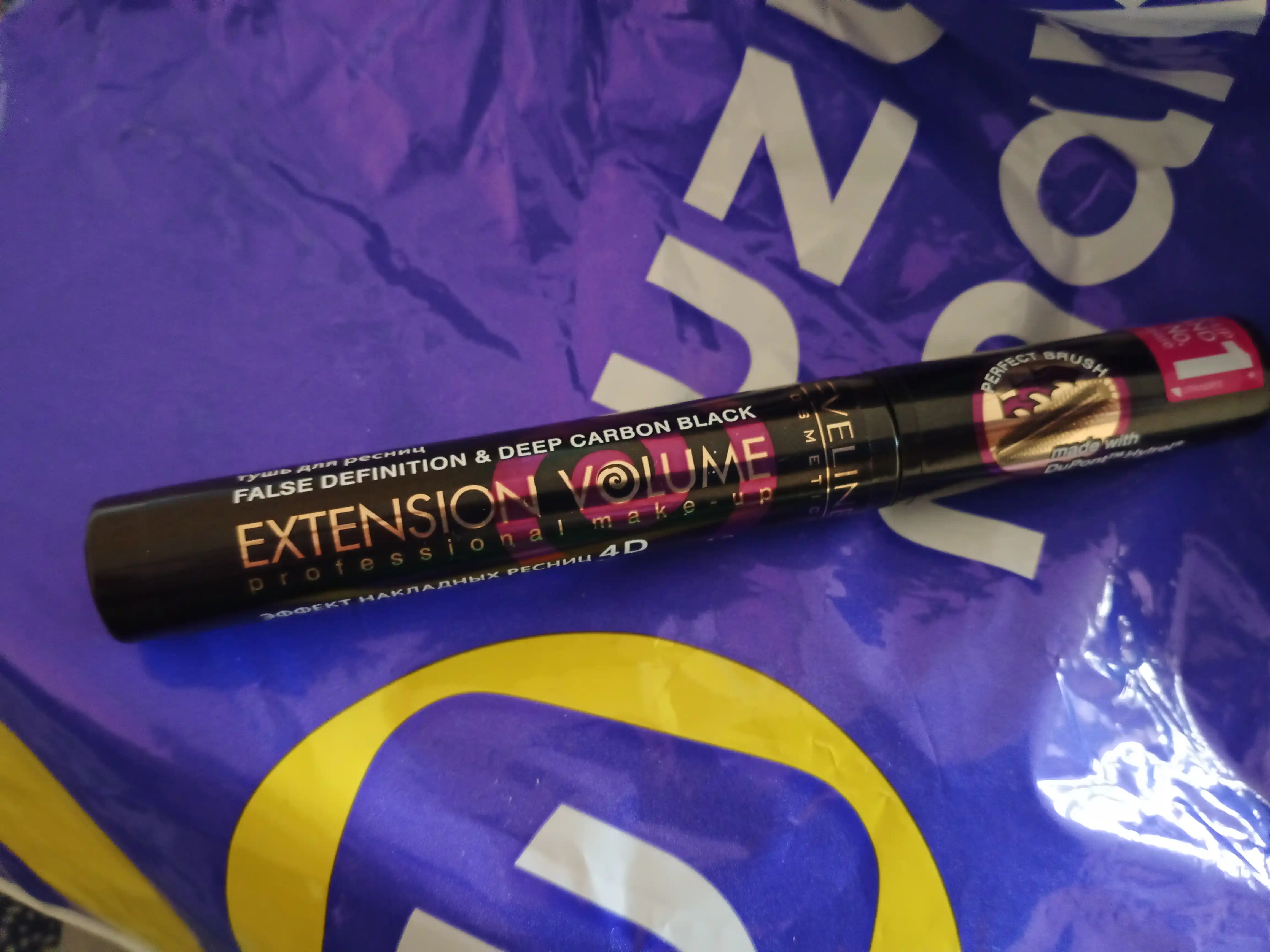 Тушь для ресниц Eveline Extension Volume Professional Make-up, 10 мл