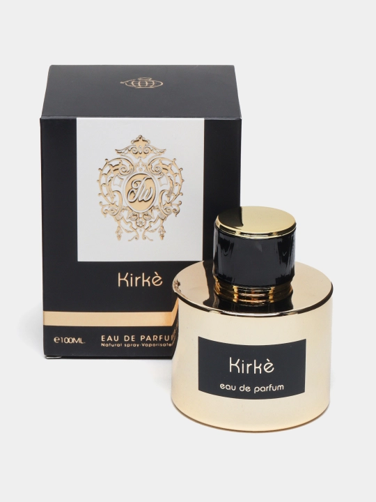 Parfyumlangan suv Fragnance World Kirke, KIRKA erkaklar va ayollar uchun, 100 ml, 50 ml, 30 ml, 20 ml 
