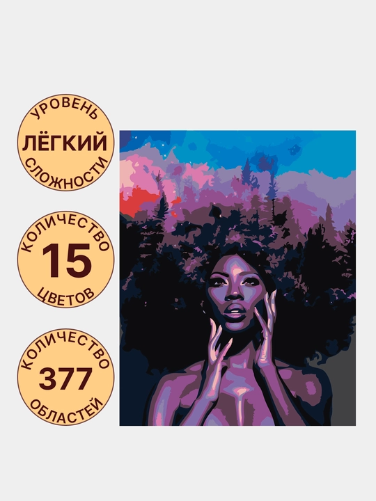 Картина ARTERY, рисование по номерам, девушки, 40 * 50 см