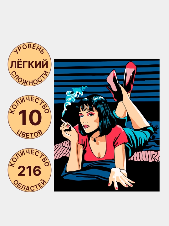 Картина ARTERY, рисование по номерам, девушки, 40 * 50 см