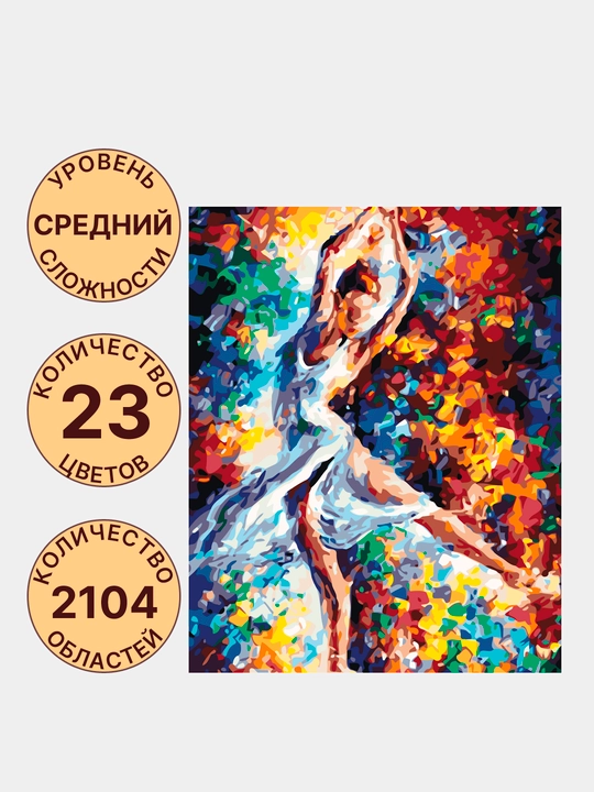 Raqamlar bo'yicha rasm chizish ARTERY, qizlar, 40 * 50 sm