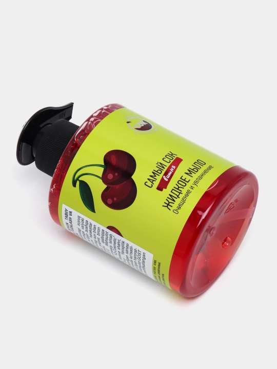 Samiy Sok suyuq sovun, tabiiy olcha sharbati bilan tozalovchi va namlovchi, 300 ml