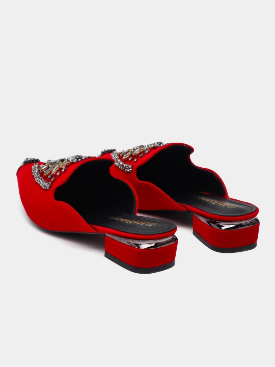 MALIANNA 871-248 flanel ustki qismli ayollar myulisi, 3 sm poshna, 3 rang, 36–40