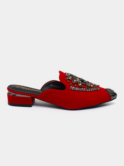 MALIANNA 871-248 flanel ustki qismli ayollar myulisi, 3 sm poshna, 3 rang, 36–40