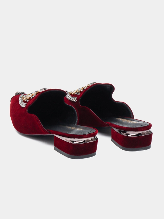 MALIANNA 871-248 flanel ustki qismli ayollar myulisi, 3 sm poshna, 3 rang, 36–40