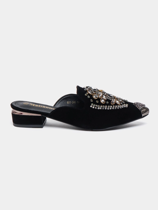 MALIANNA 871-248 flanel ustki qismli ayollar myulisi, 3 sm poshna, 3 rang, 36–40
