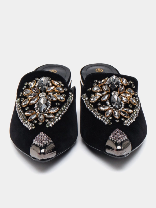 MALIANNA 871-248 flanel ustki qismli ayollar myulisi, 3 sm poshna, 3 rang, 36–40
