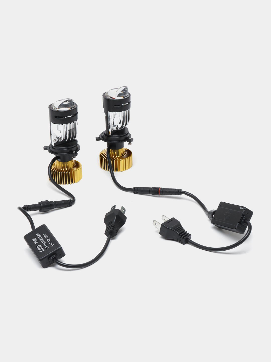 Светодиодные лампы Zimmer Y-3pro LED линзы H4 110 ВТ IP65 купить по ...