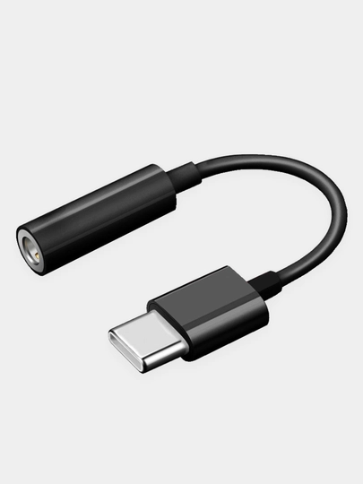 Переходник USB Type-c Jack aux 3.5 мм