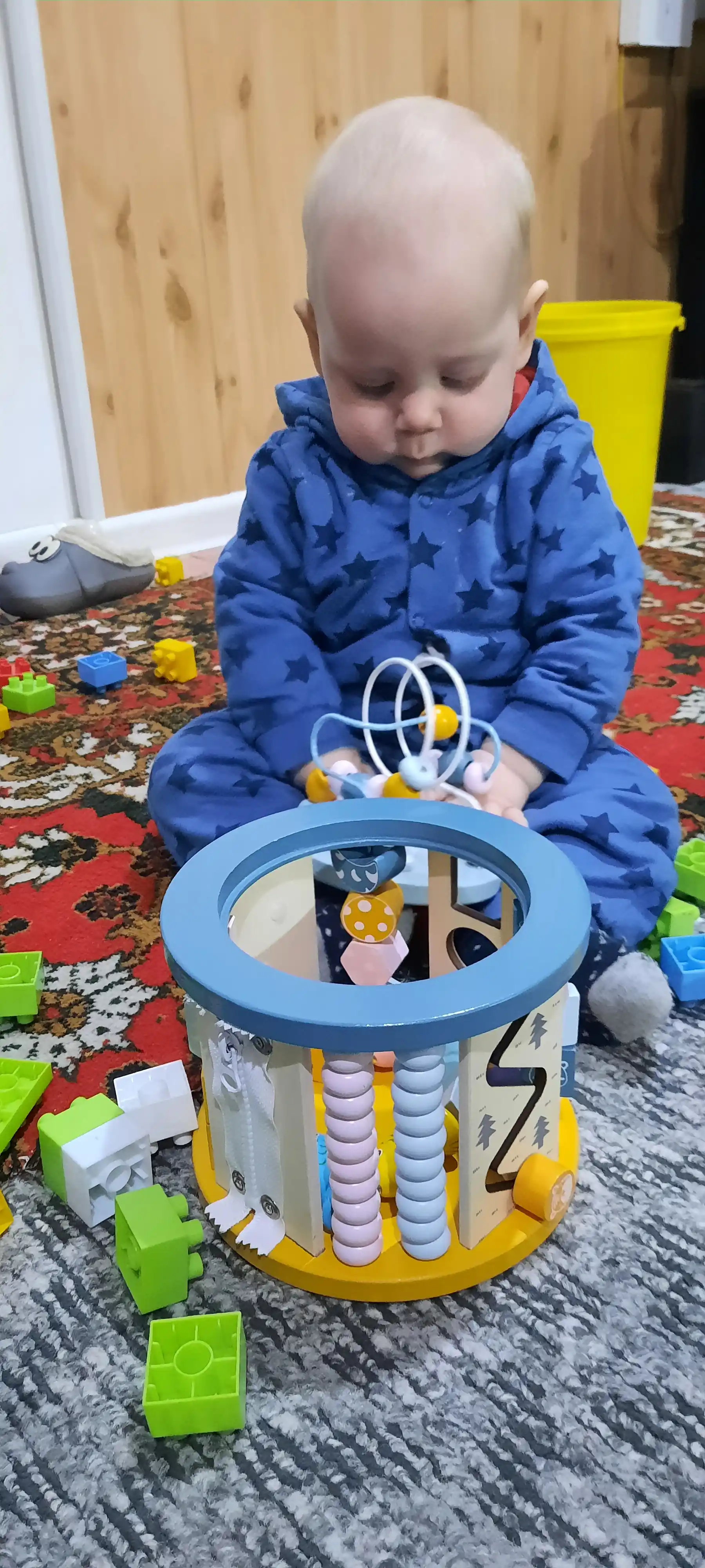 Montessori 1 + o'quv o'yinchog'i, yog'och soerter, vosita va mantiqni rivojlantirish