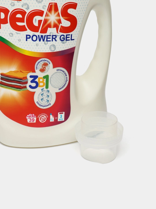 Набор гелей для стирки Pegas Gel, на 117 стирок, 5.85 л