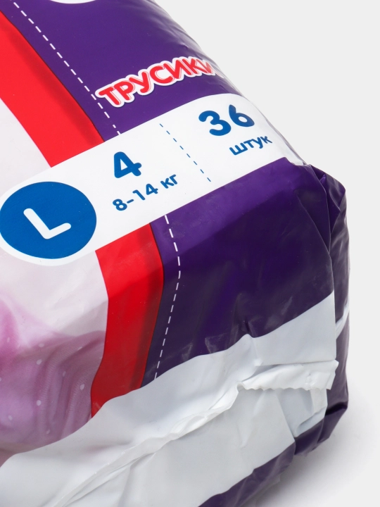Bolalar trusik tagliklari BabyBoo UltraSoft  №4, 8-14 kg, 36 ta dona