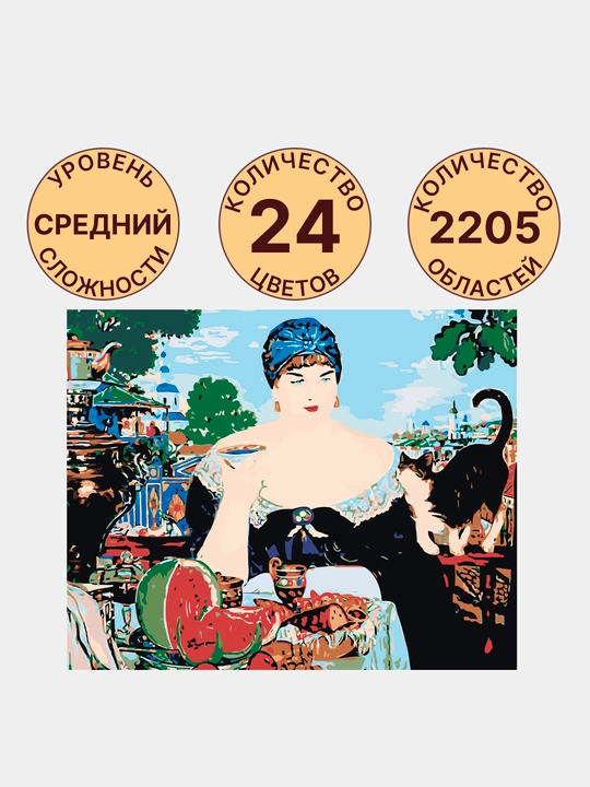 Raqamlar bo'yicha rasm chizish ARTERY Shedevlar, 40 * 50 sm
