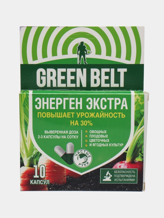 O'sish stimulyatori Green Belt Energen Extra, 10 kapsula