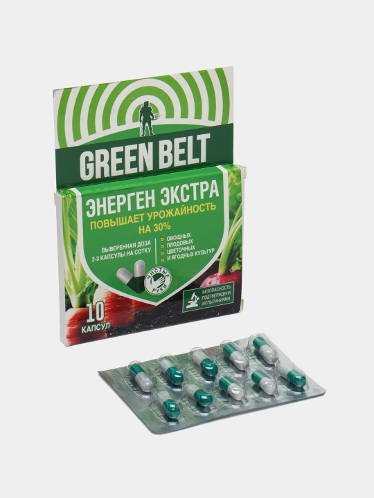 O'sish stimulyatori Green Belt Energen Extra, 10 kapsula - 