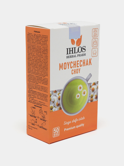 Bargli yashil choy (O'simlik aralashmasi) romashka Ihlos, 50 g