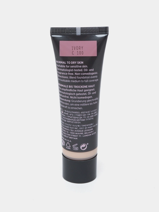 Tonal krem TimeWise 3D, quruq teri uchun, Ivory S100, kodi 100042