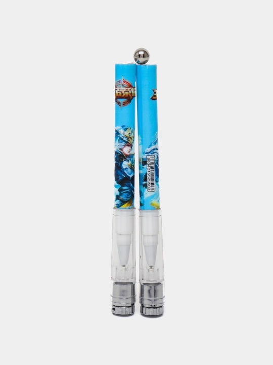Yorqin hunar ko'rsatuvchi ruchka Pen Spinning, magnitli, gelli - 