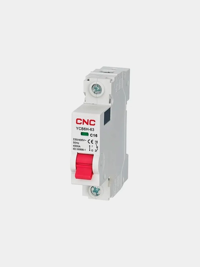 YCB6-63H 1-polyusli avtomatik o'chirgichi (1A - 63A) - 
