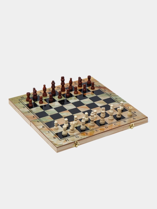 Комплект игр шахматы, шашки  39* 39 sm - 