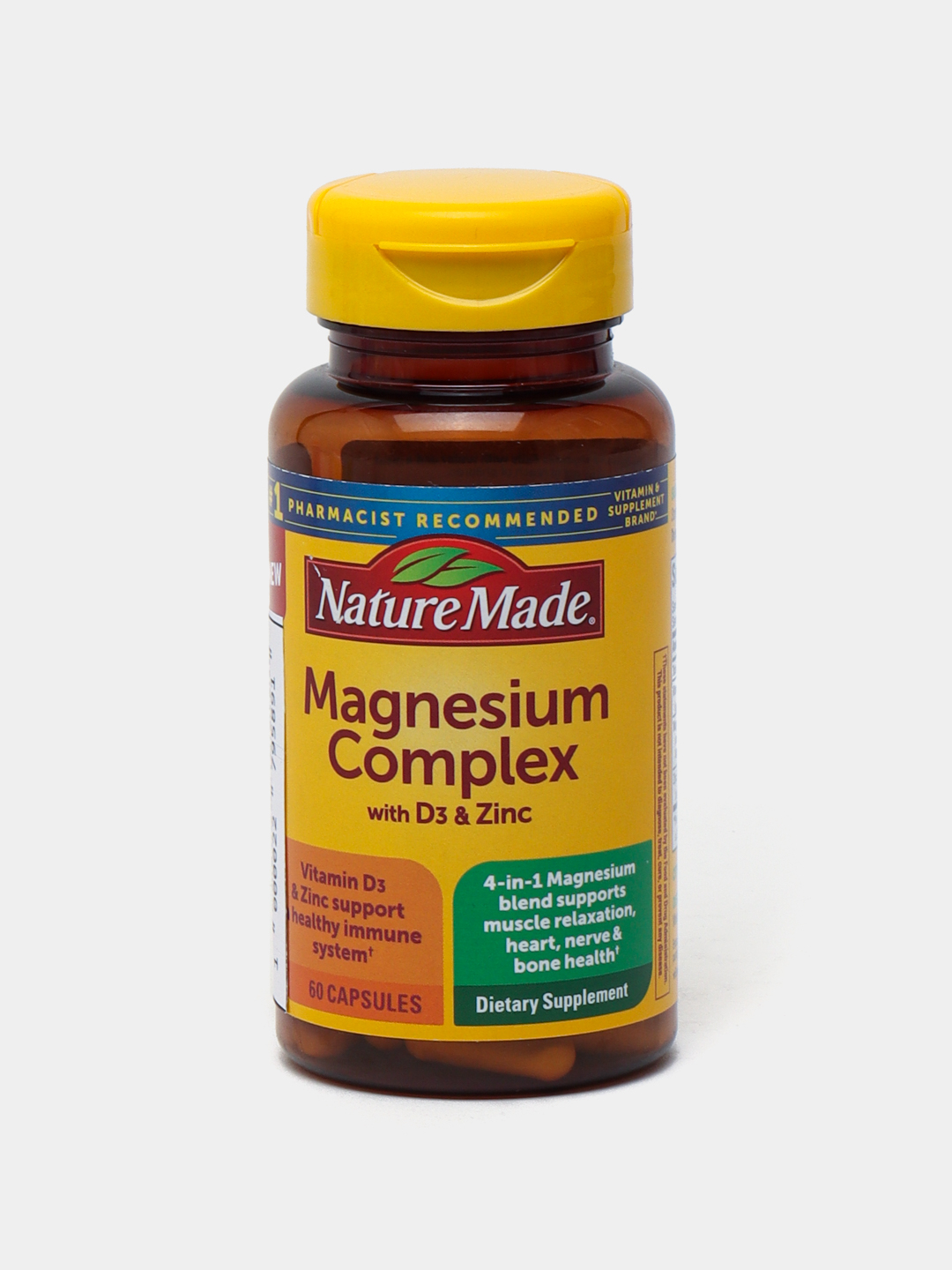 Магний комплекс Magnesium Complex, +D3+Zinc, 60 capsules купить по ...