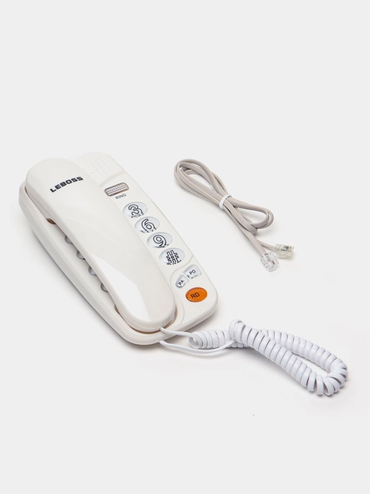 Simli orqali ishlaydigan telfon, uy telefoni Leboss B-636