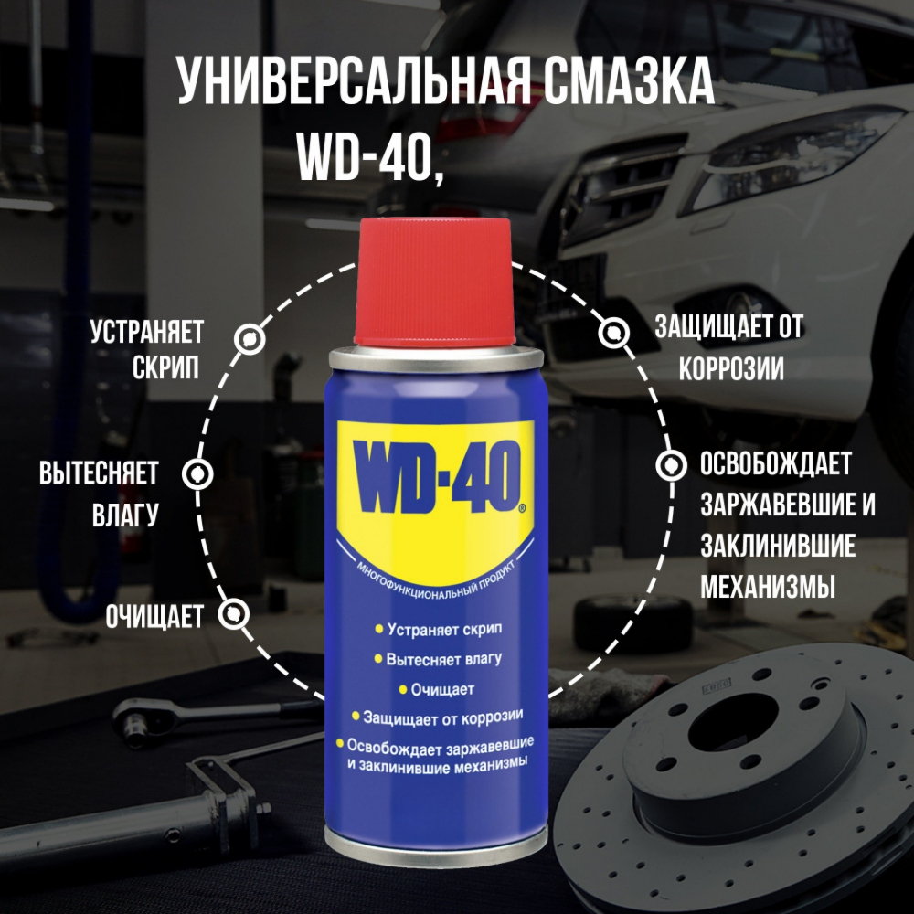 Чистящая жидкость Aerosol Hafman WD-40, универсальная 450 мл, 270 г купить  по низким ценам в интернет-магазине Uzum (889016)